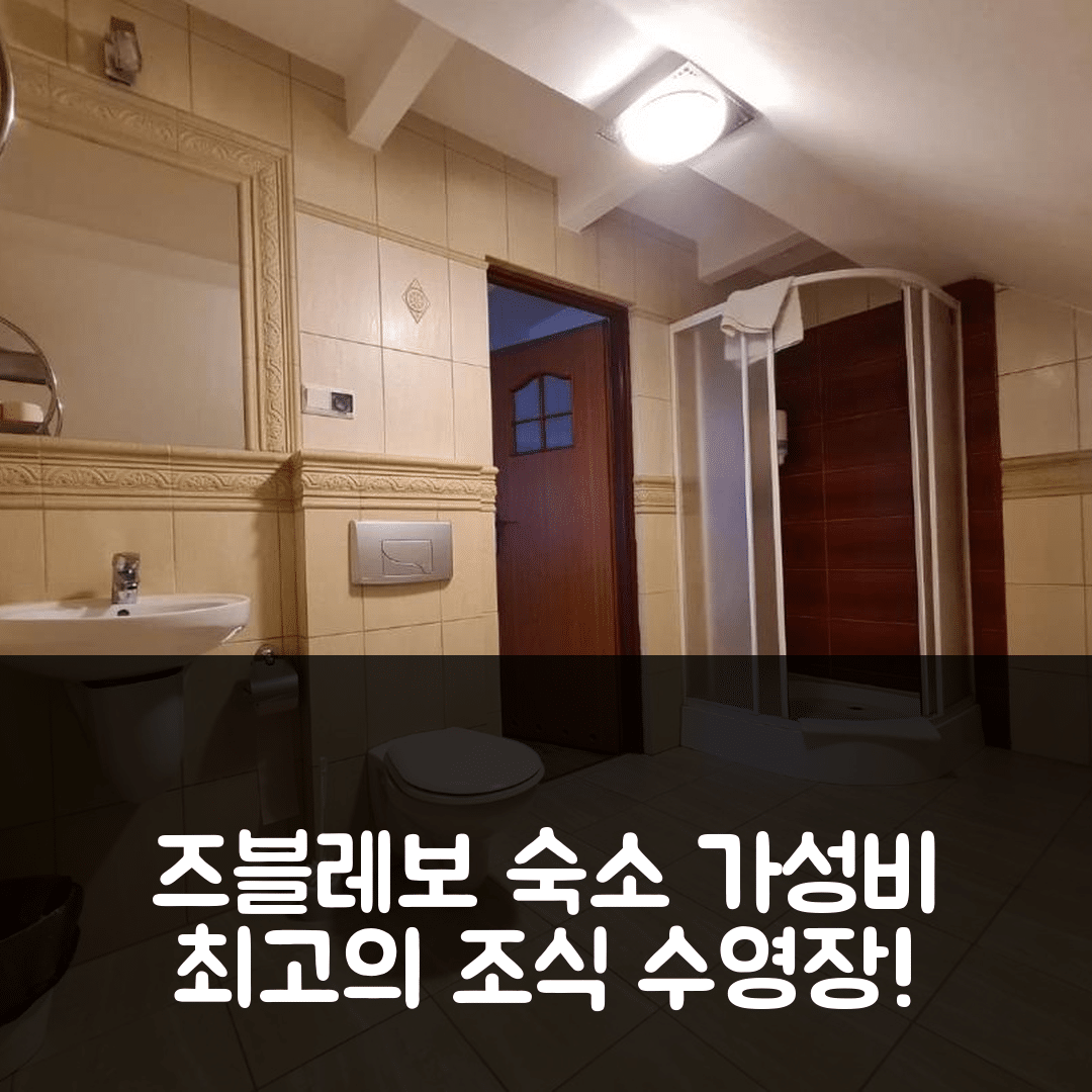 즈블레보 숙소 여행 호텔 추천 두레크 투홀스키 | 가성비와 조식, 수영장이 뛰어난 7가지 정보
