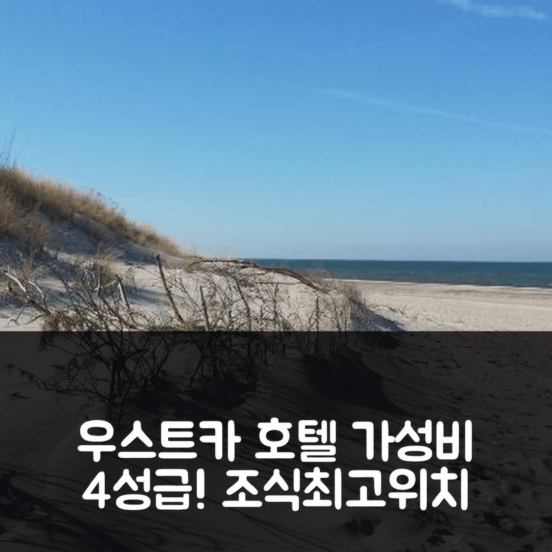 우스트카 숙소 여행 호텔 추천 돔 리바카 아파트먼트 4 | 가성비 뛰어난 4성급 조식과 최고의 위치 5가지