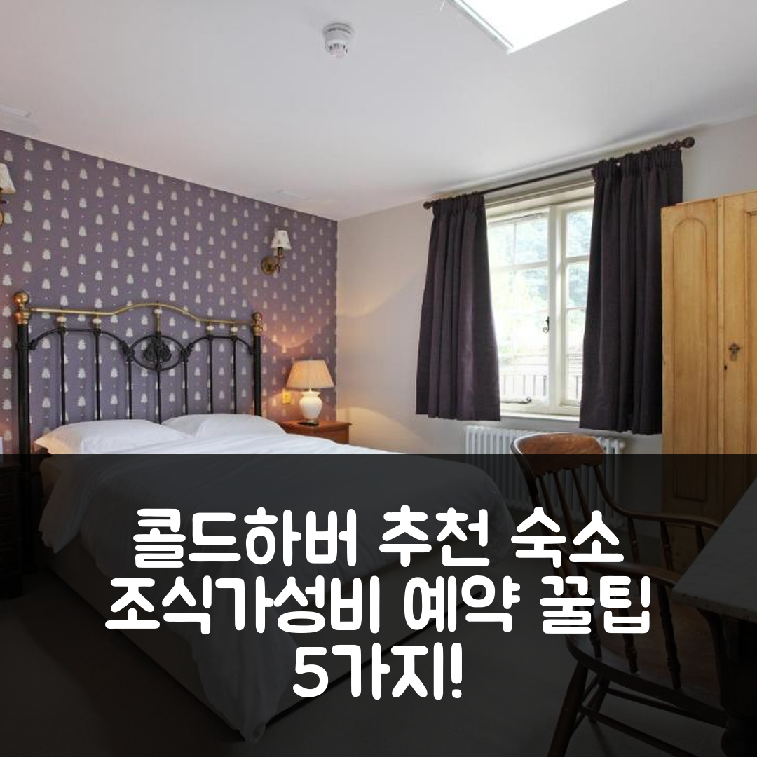 콜드하버 숙소 여행 호텔 추천 더 플라우 인 | 조식과 가성비 뛰어난 4성급호텔 예약 꿀팁 5가지