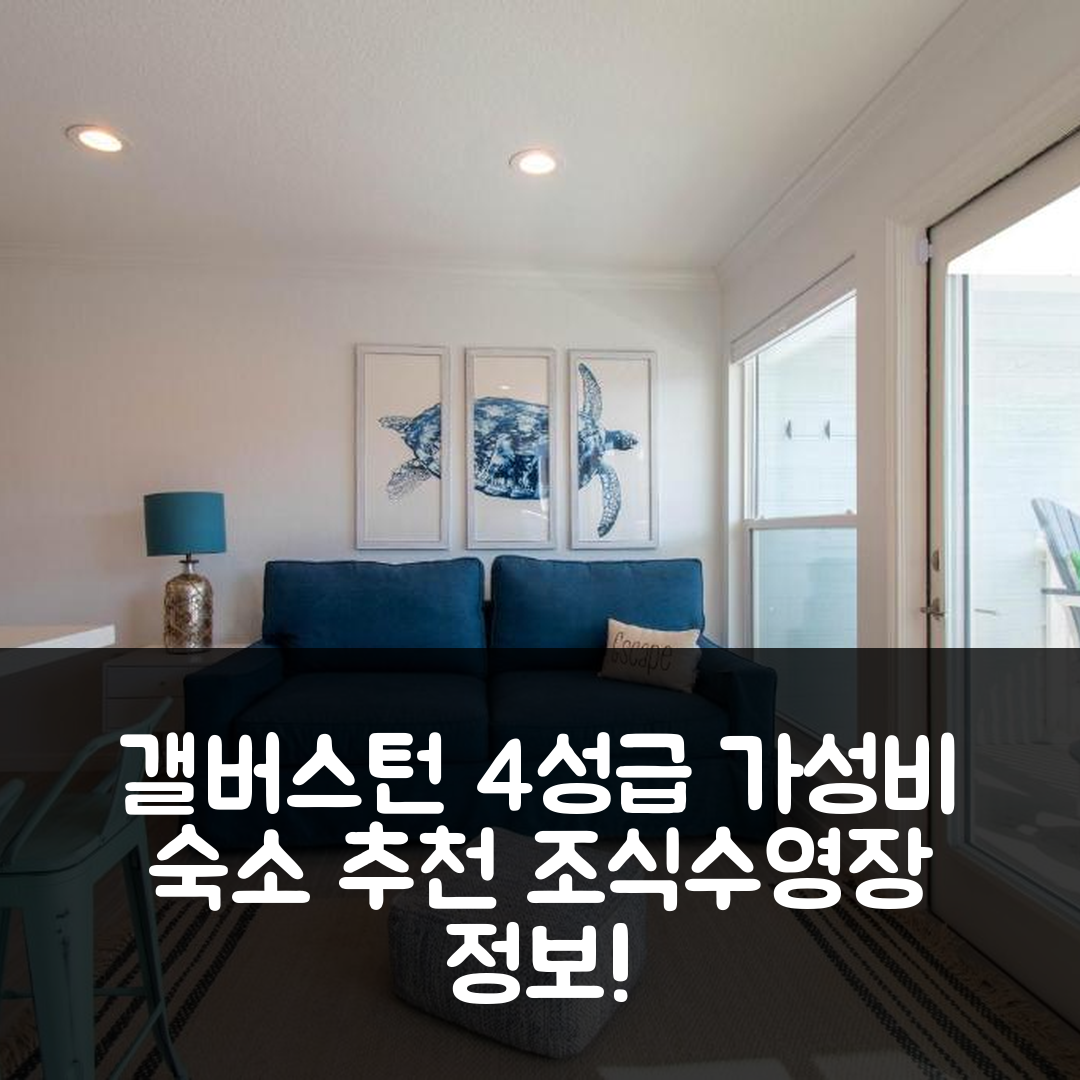 갤버스턴 숙소 여행 호텔 추천 시스케이프 2307 콘도 | 가성비 뛰어난 4성급 조식과 수영장 정보 5가지