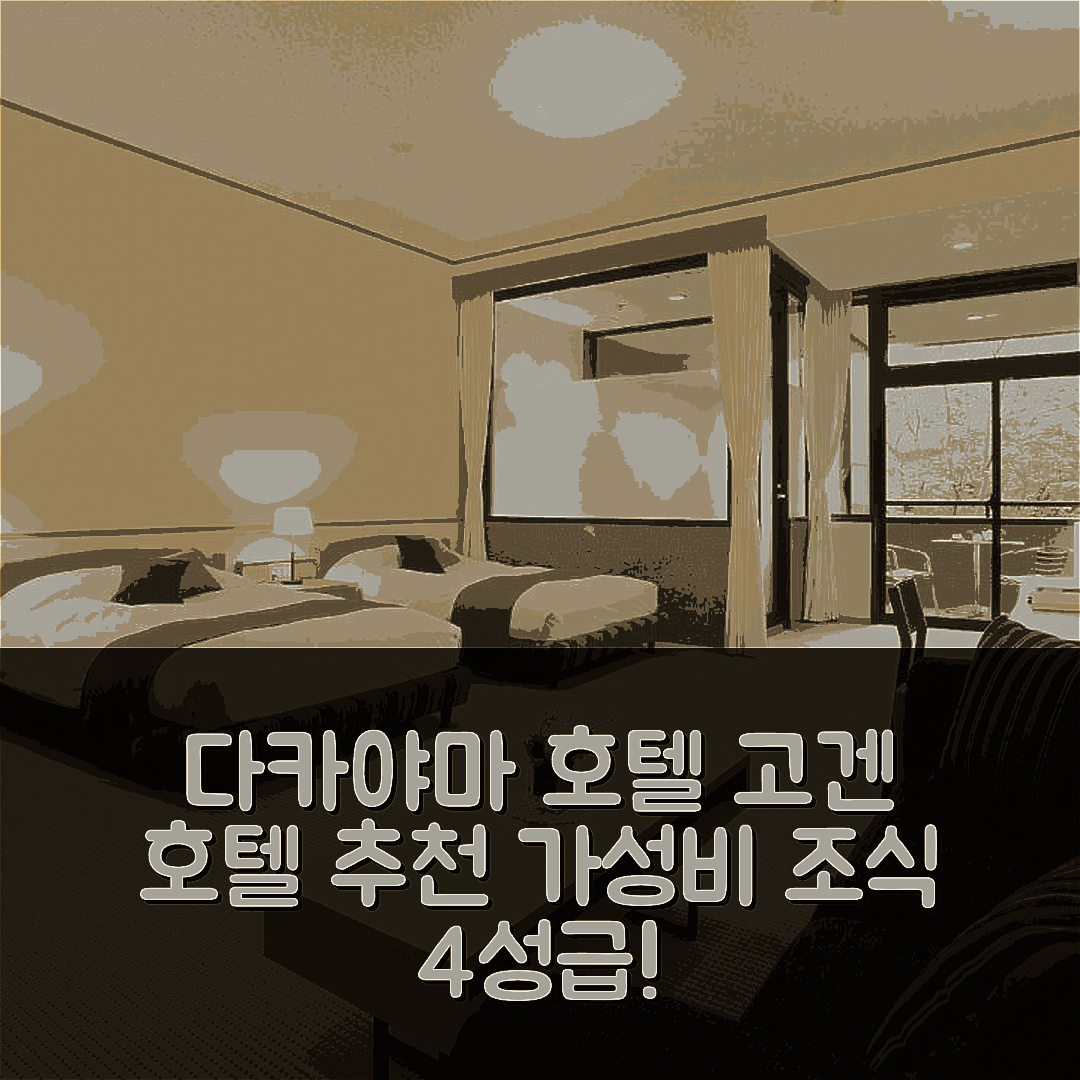 다카야마 숙소 여행 호텔 추천 나카오 고겐 호텔 카자구루마 | 4성급 조식과 가성비 좋은 6가지 이유