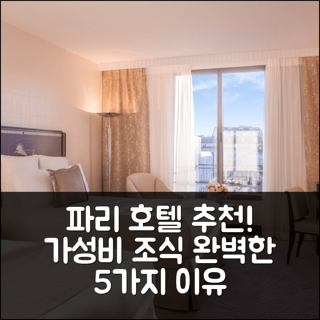 파리 숙소 여행 호텔 추천 호텔 뒤 콜렉셔너 파리 | 가성비와 조식으로 완벽한 5가지 이유