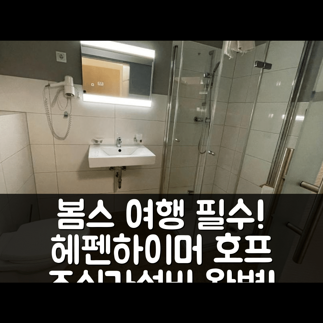 봄스 숙소 여행 호텔 추천 헤펜하이머 호프 호텔 | 조식과 가성비 뛰어난 위치 및 예약 팁 5가지